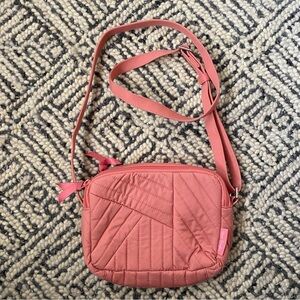 Vera Bradley Coral Quilted Crossbody Bag